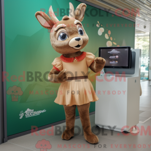 Máscara de cervo Tan Deer...