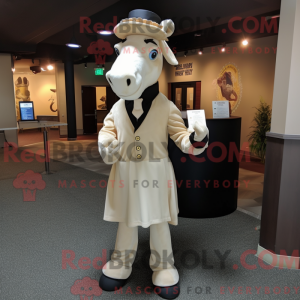 Cream Mare mascot costume...