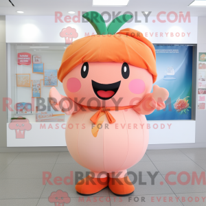 Costume mascotte de Peach...