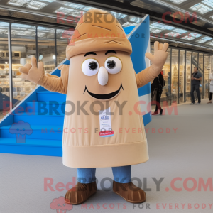 Beige Moussaka mascot...