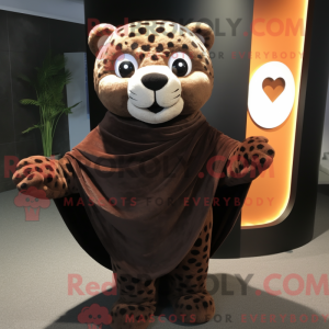 Brown Jaguar mascot costume...