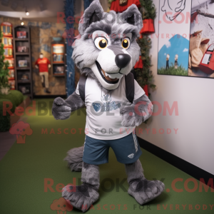 Disfraz de mascota Grey Say...