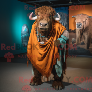 Rust Buffalo maskot kostyme...