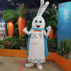 Cyan gulrot maskot...