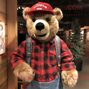 Bear mascot costume...