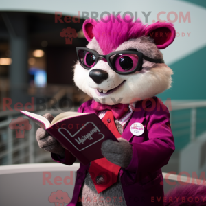 Disfraz de mascota Magenta...