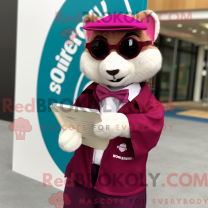 Disfraz de mascota Magenta...