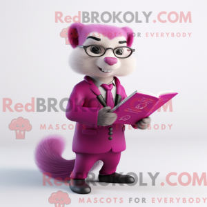 Disfraz de mascota Magenta...