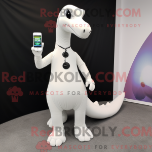 White Diplodocus mascot...