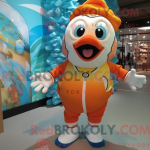 Disfraz de mascota pez...