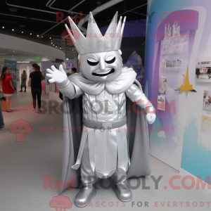 Silver King-mascottekostuum...