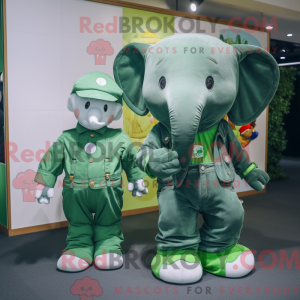 Groene olifant...