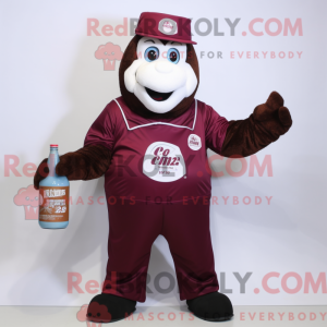 Maroon Bottle Of Milk...