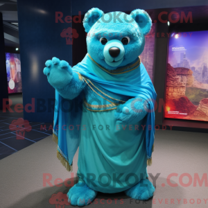 Disfraz de mascota Cyan...