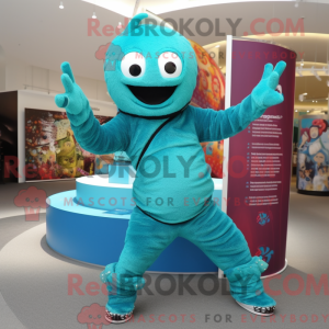 Turkis Contortionist maskot...