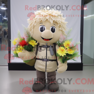 Costume mascotte de bouquet...
