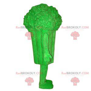 Mascotte di broccoli di finocchio vegetale gigante -
