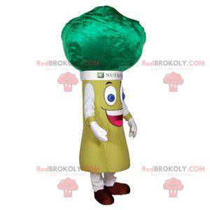 Broccoli leek green vegetable mascot - Redbrokoly.com