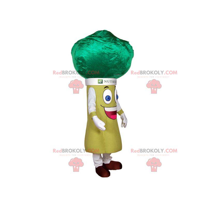 Broccoli leek green vegetable mascot - Redbrokoly.com