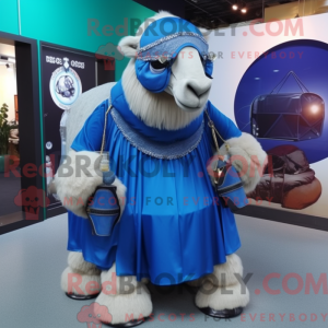 Blue Camel mascottekostuum...