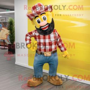 Maskottchenkostüm Gelbe...