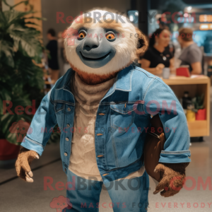 Disfraz de mascota perezoso...