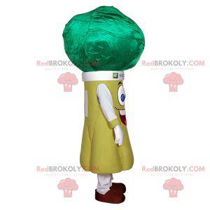 Broccoli porro mascotte vegetale verde - Redbrokoly.com