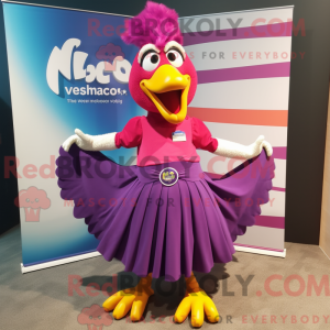Magenta Hens máscara de...