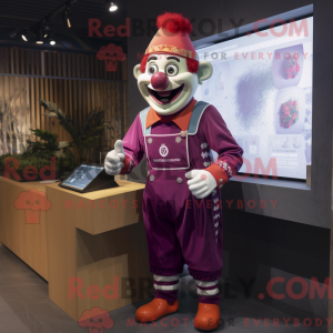 Magenta clown...