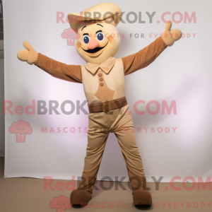 Brązowa maska Acrobat która...