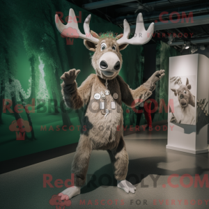 Costume de mascotte d élan...