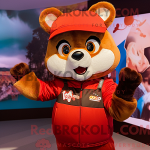Máscara de Panda Vermelho...