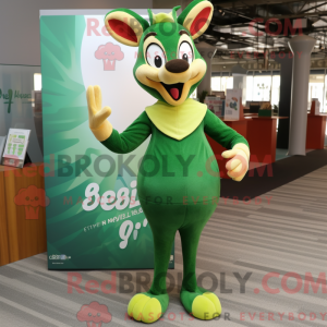 Green Gazelle mascot...