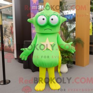 Lime Green Starfish...