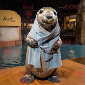 Gray Sea Lion mascot...