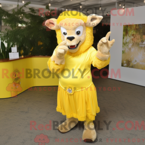 Citrongul Buffalo maskot...