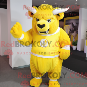 Citrongul Buffalo maskot...