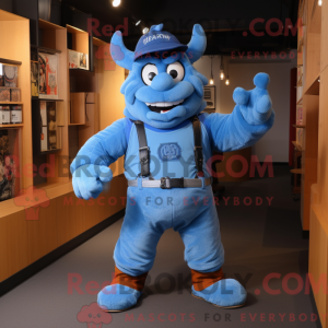 Sky Blue Devil máscara de...