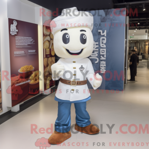 Mascotte de Dim Sum blanc...