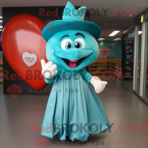 Disfraz de mascota Teal...