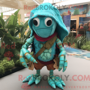 Disfraz de mascota cangrejo...
