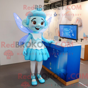 Postava maskota Sky Blue...