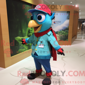 Disfraz de mascota pájaro...
