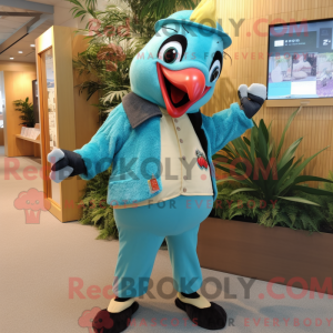 Turkis spætte maskot...