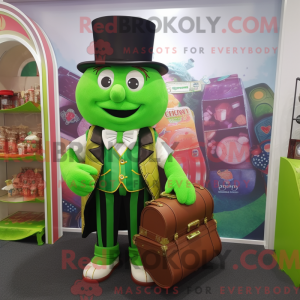 Lime Green Candy Box mascot...