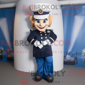 Navy Queen maskot kostume...