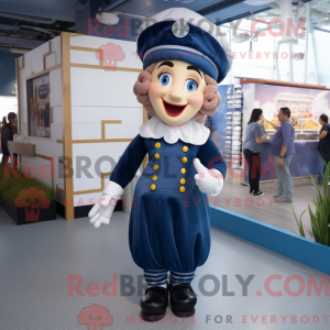 Maskottchenkostüm der Navy...
