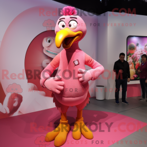 Roze Turkije mascotte...