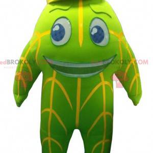 Mascotte groen en geel Socoda mascotte - Redbrokoly.com