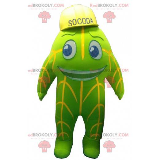 Mascote Socoda mascote verde e amarelo - Redbrokoly.com